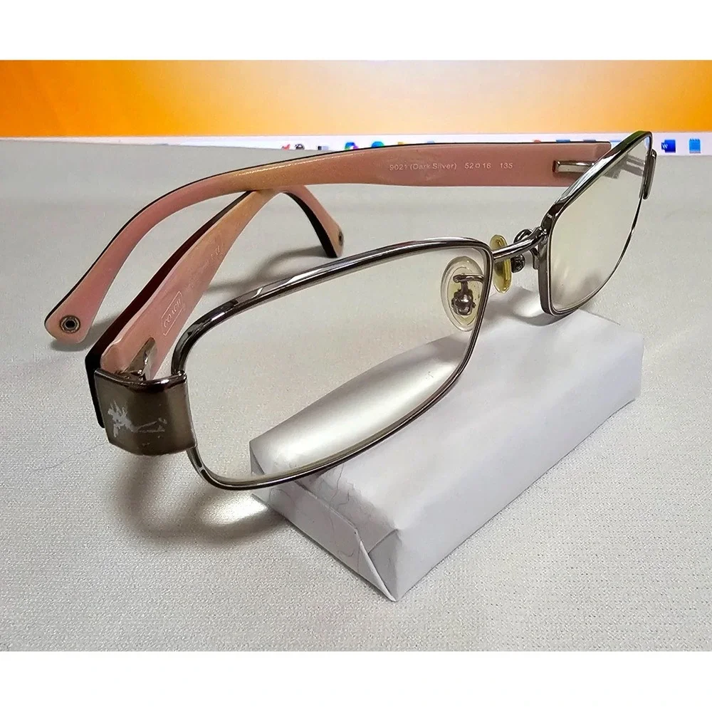COACH Taryn HC 5001 Dark Silver Authentic Eyeglasses‎ 52mm 